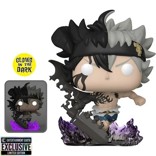 Black Clover- Black Asta Glow-in-the-Dark Funko Pop! #1556 - EE Exclusive