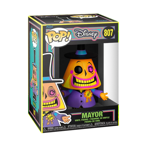 Funko Pop! Disney: The Nightmare Before Christmas Blacklight - Mayor (Blacklight)