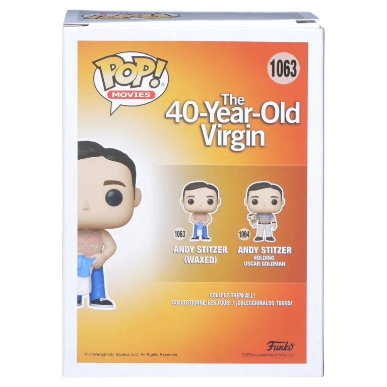Funko Pop! Movies: The 40 Year Old Virgin - Andy Spitzer (Waxed) #1063
