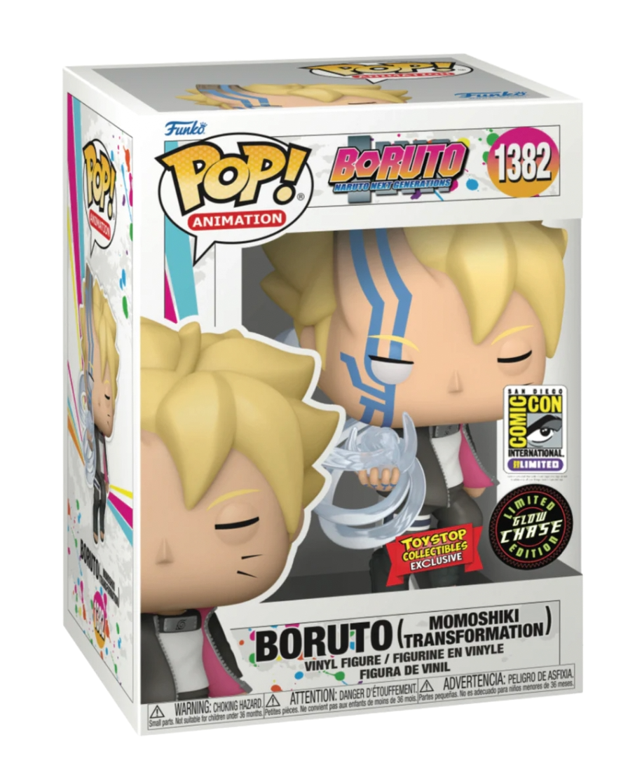 Funko Pop! Animation: Boruto (Momoshiki Transformation) 2023 SDCC GITD LIMITED EDITION Chase #1382