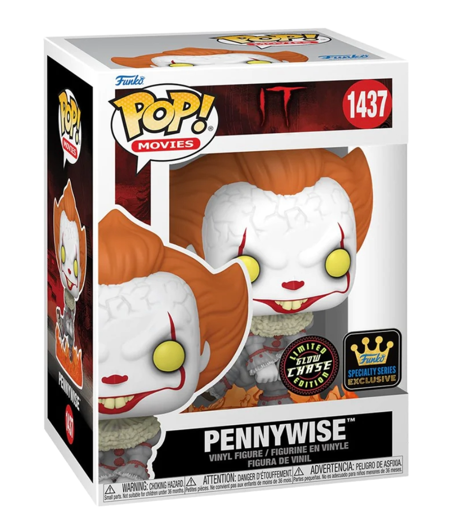 Funko Pop! Movies: IT- Pennywise Dancing Specialty Series Exclusive GITD Chase #1437