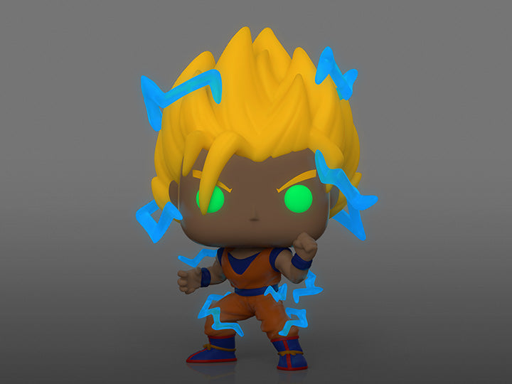 Funko Pop! Animation: Dragon Ball Z Super Saiyan 2 Goku (w/ Energy) Special Edition GITD CHASE #865