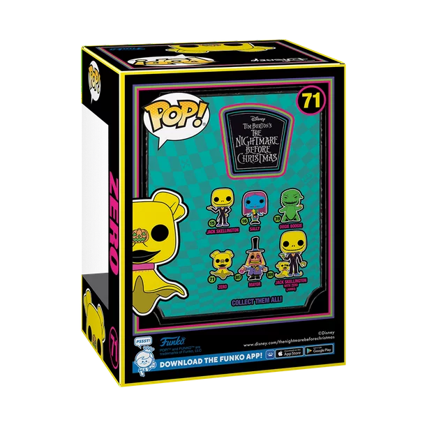 Funko Pop! Disney: The Nightmare Before Christmas - Zero (Blacklight)