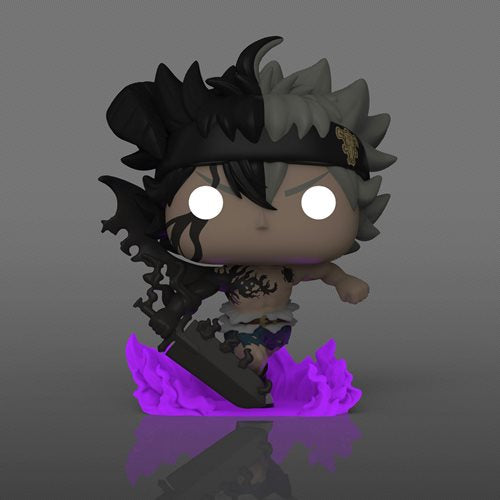 Black Clover- Black Asta Glow-in-the-Dark Funko Pop! #1556 - EE Exclusive
