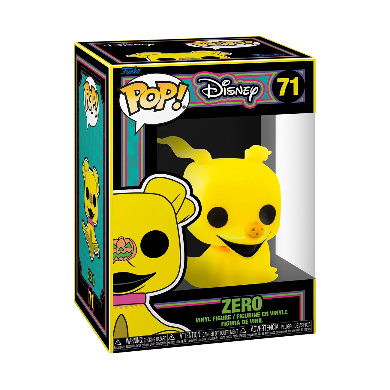 Funko Pop! Disney: The Nightmare Before Christmas - Zero (Blacklight)