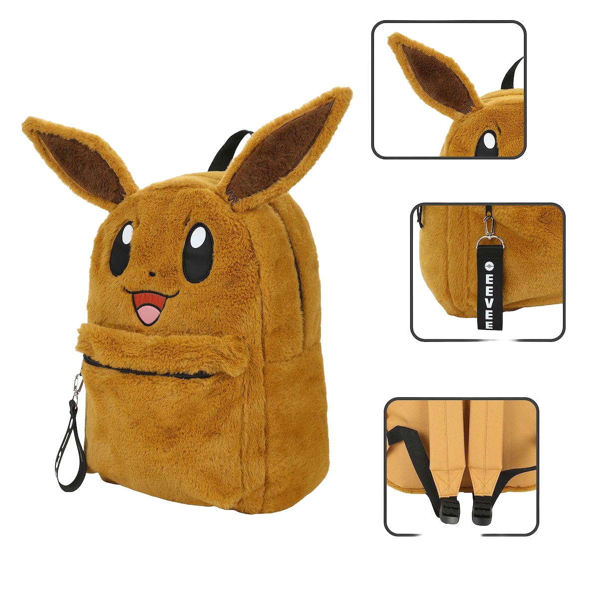 Pokemon Eevee Plush Large Backpack