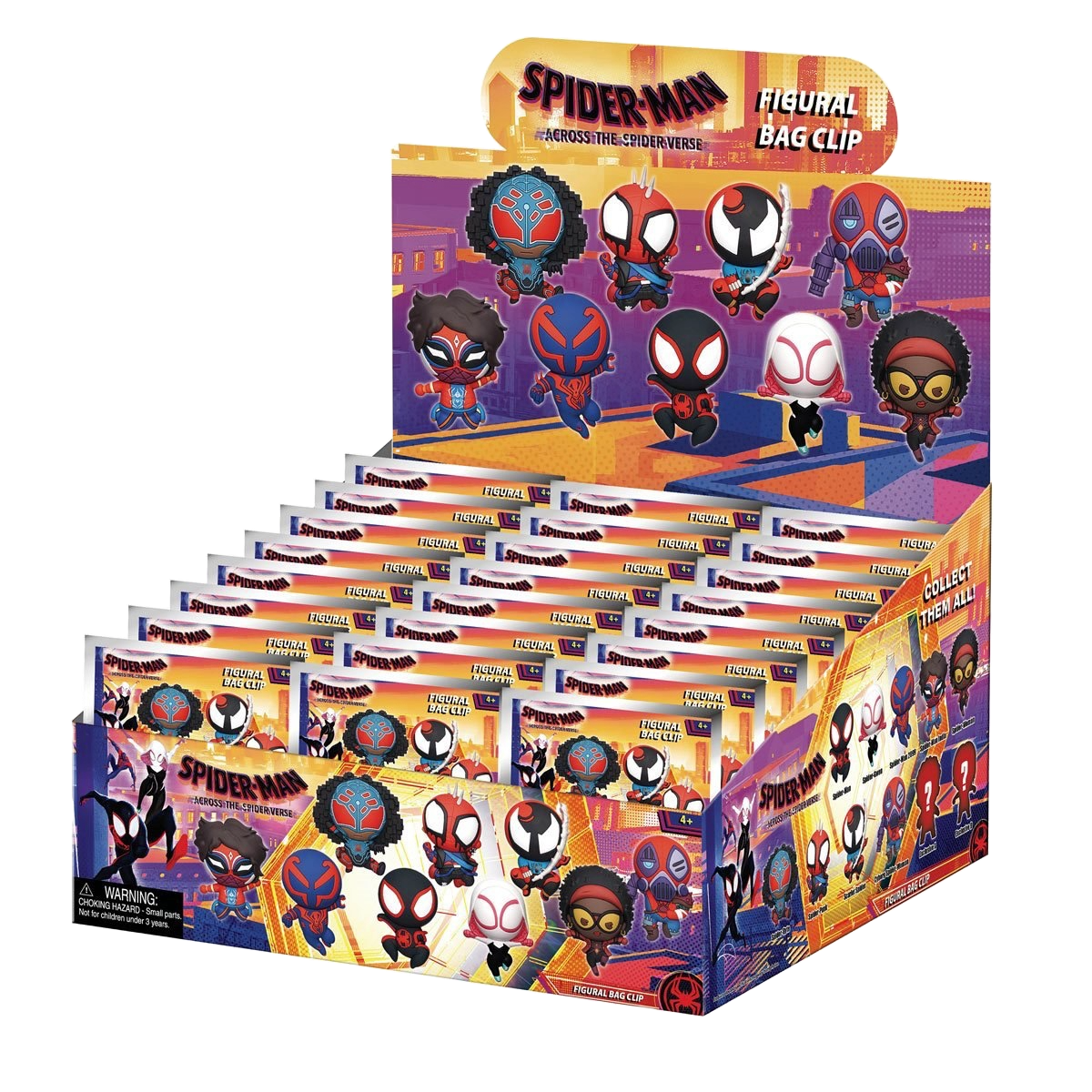 Marvel's Spider-Man: Across the Spider Verse - 3D Foam Bag Clip (1 Random Figure)