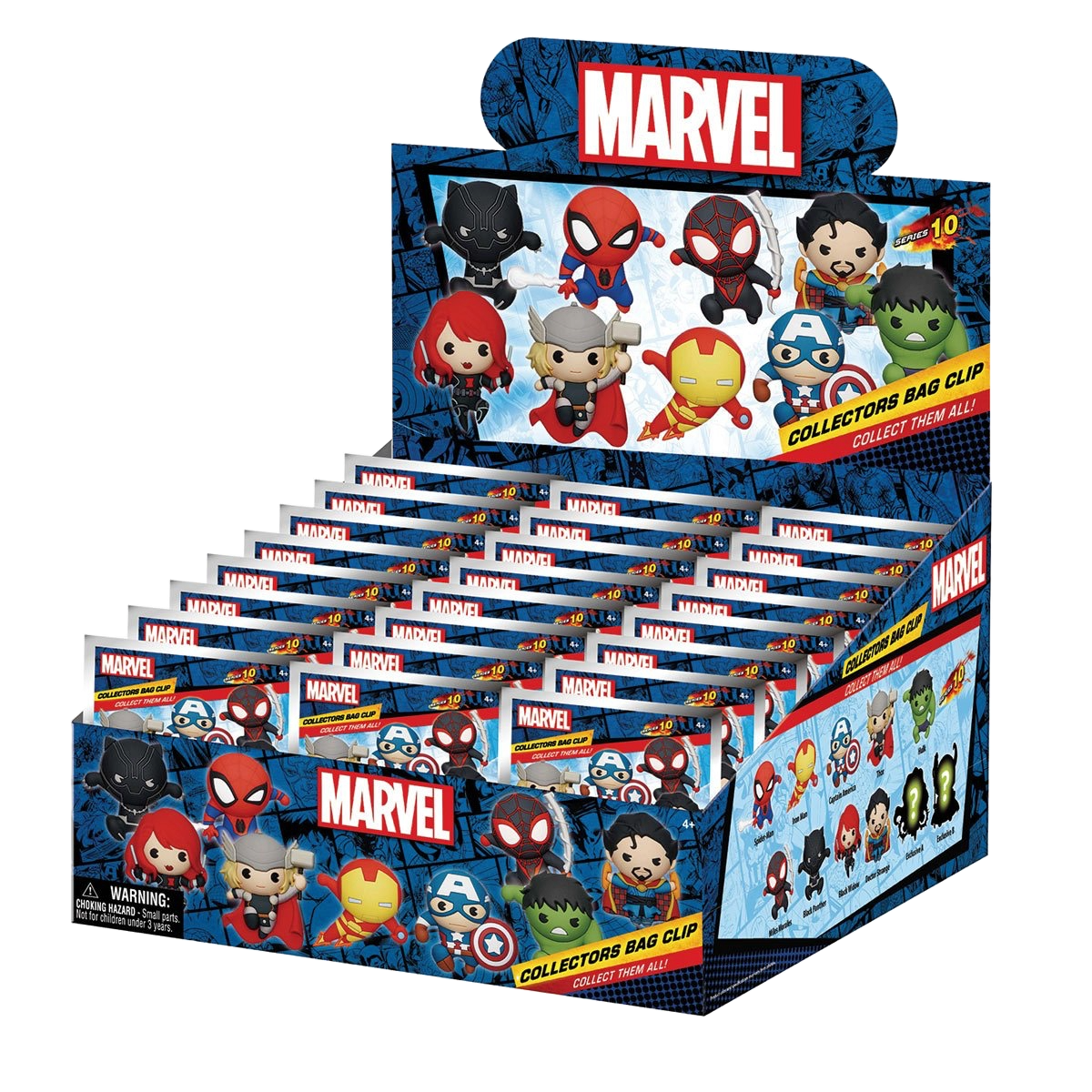 Marvel Superheroes - 3D Foam Bag Clip (1 Random Figure)
