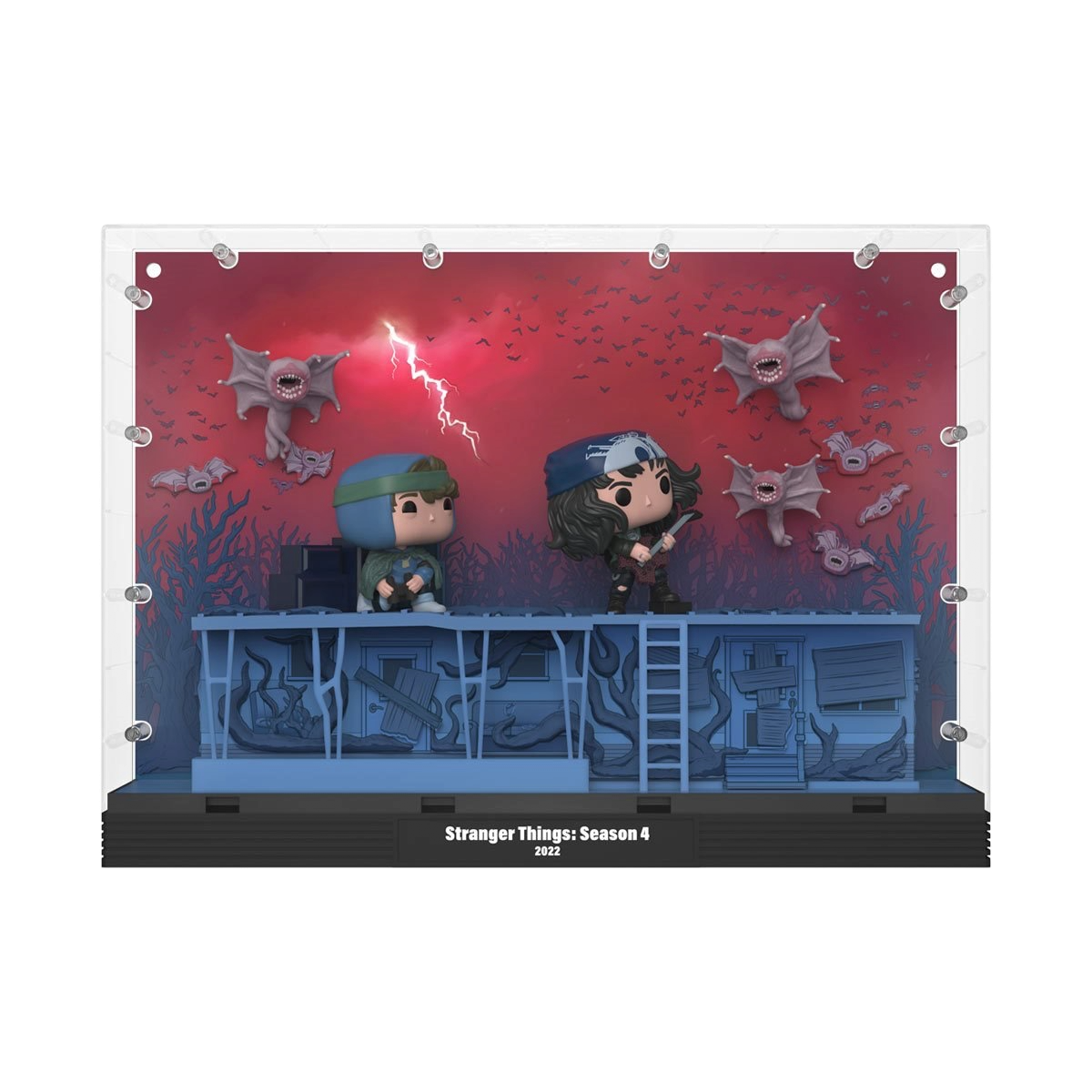 Funko Pop! Deluxe: Stranger Things Phase Three (w/ Dustin, Eddie, & Demobats)