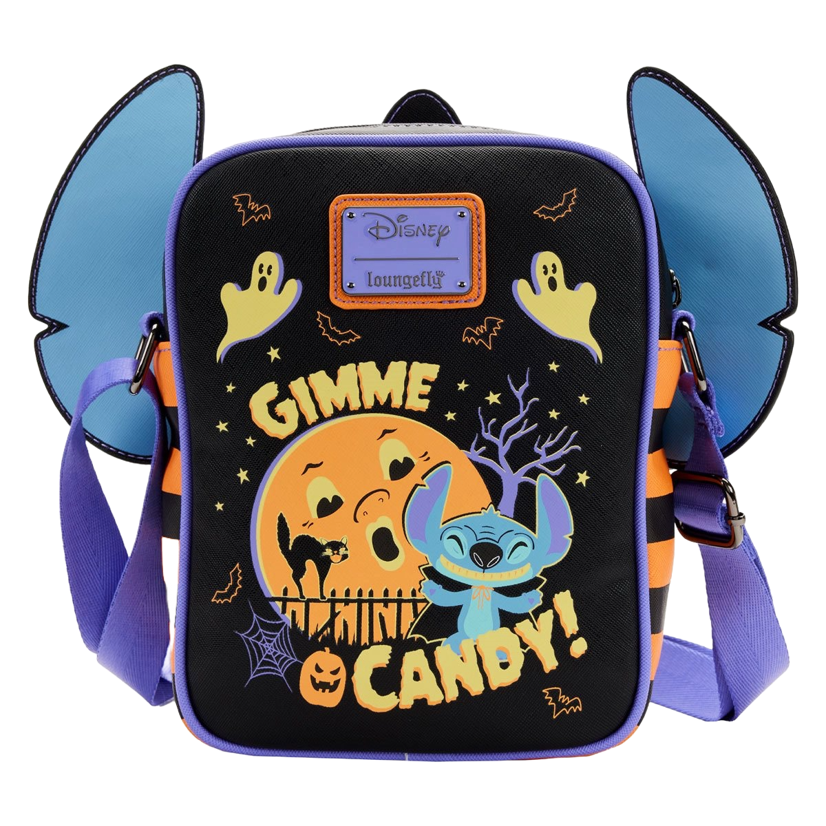 Loungefly Lilo & Stitch: Halloween Stitch Glow in the Dark Crossbody Purse