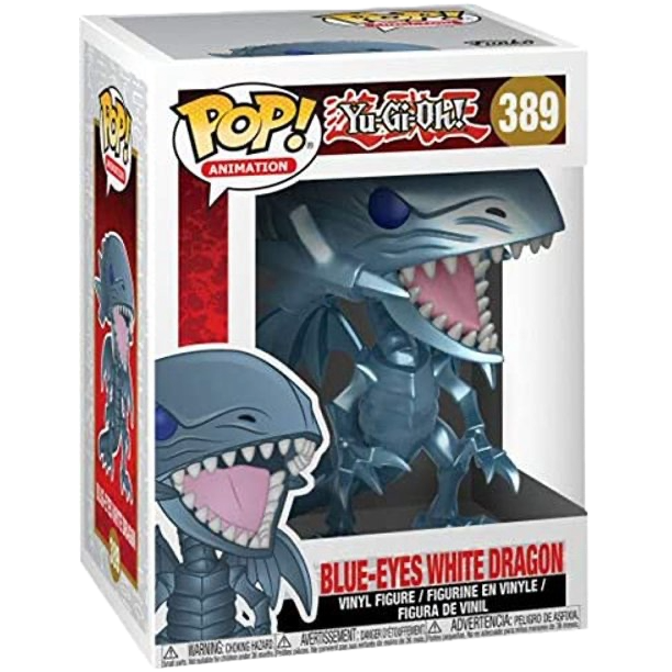 Funko Pop! Yu-Gi-Oh! Blue Eyes White Dragon Vinyl Figure #389