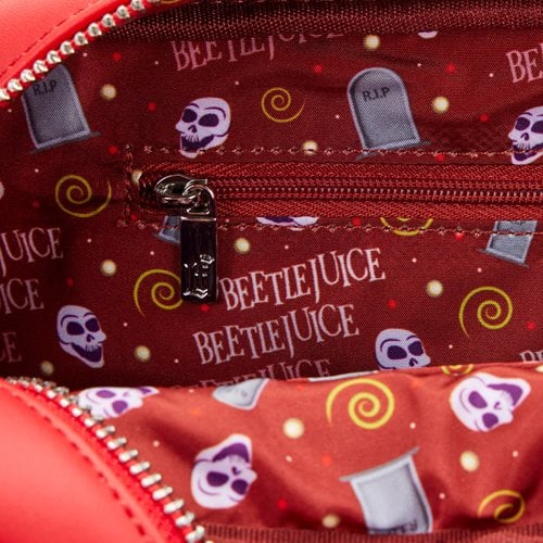 Loungefly Beetlejuice Graveyard Sign Crossbody Purse