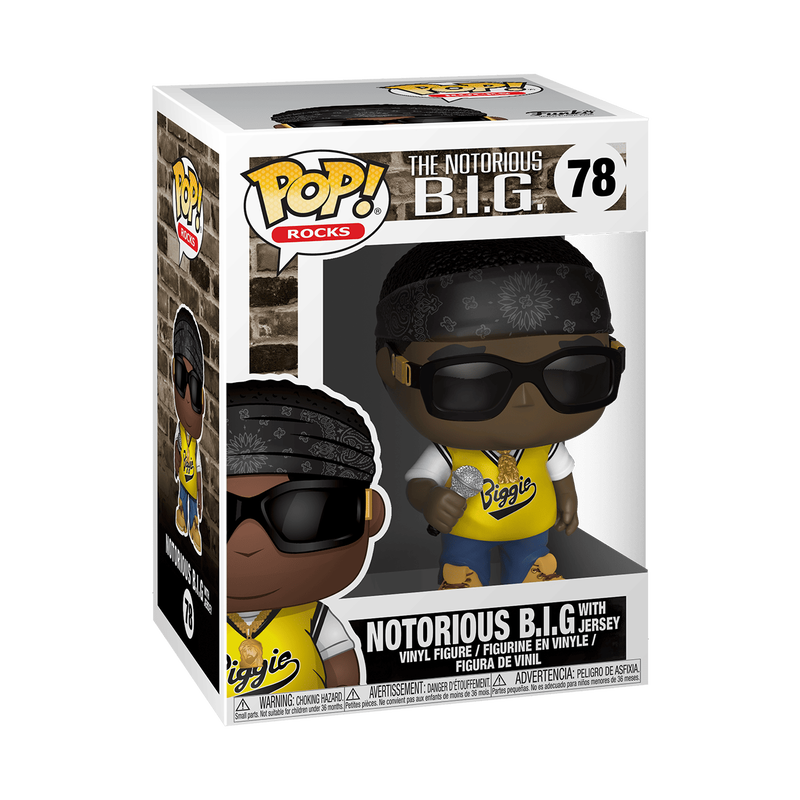 Funko Pop! Rocks: The Notorious B.I.G (with Jersey) #78