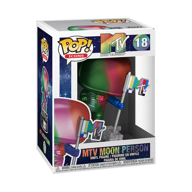 Funko Pop! Icons: MTV Moon Person (Rainbow)
