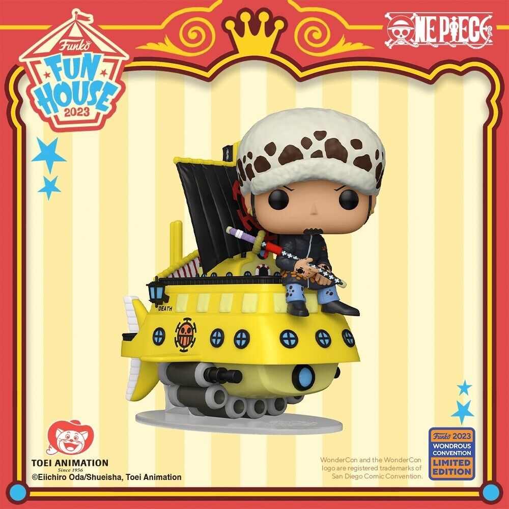 Funko Pop! Animation: One Piece Trafalgar Law with Polar Tang Wondrous Con Limited Edition #120