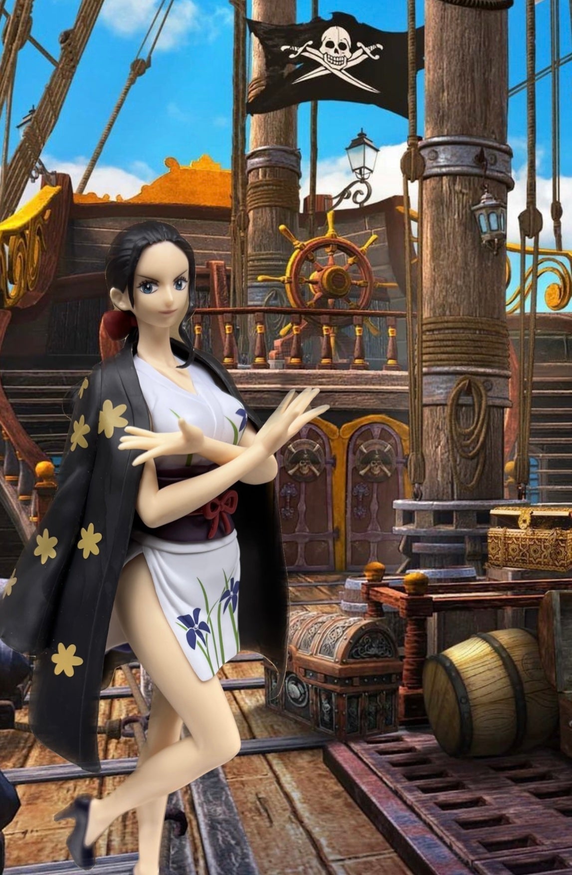 Bandai Banpresto Glitters and Glamours : One Piece Figure - NICO ROBIN Wanokuni Style (Ver. A)