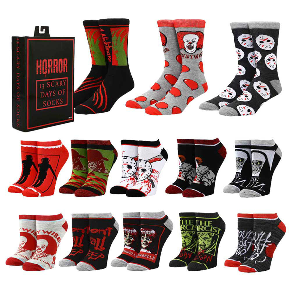 Horror Icons - 13 Scary Days of Socks
