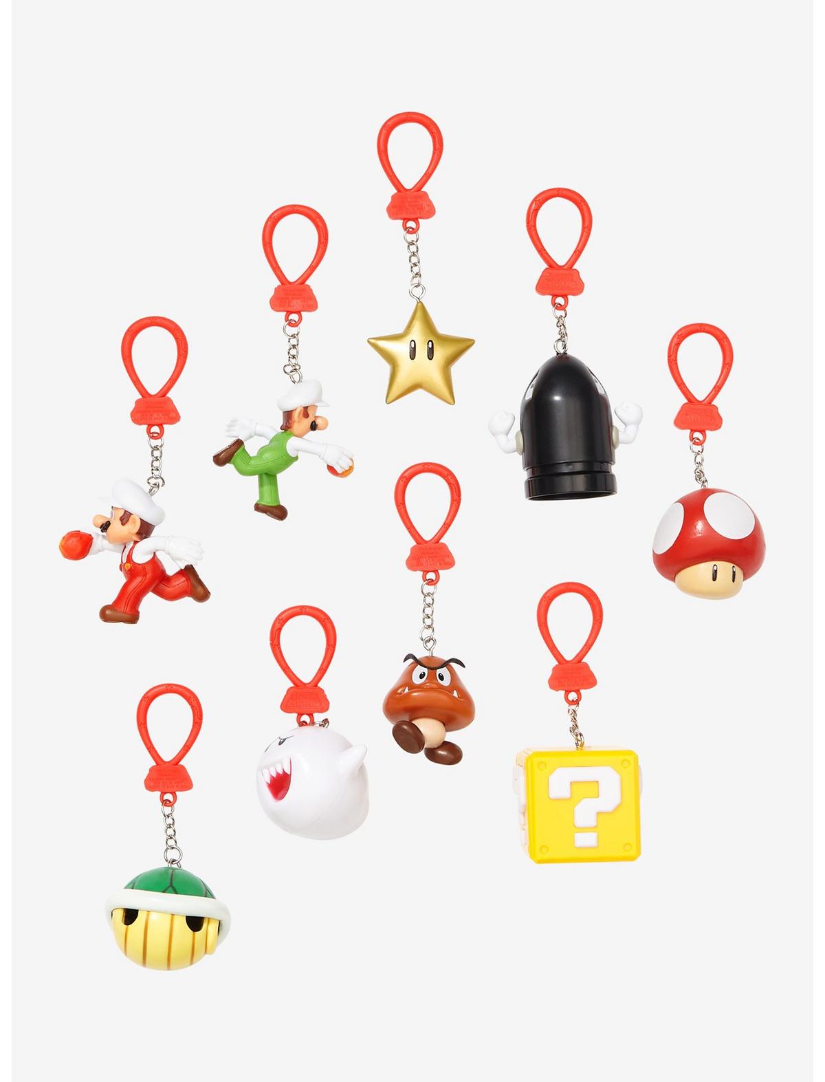 Super Mario Series 2 Backpack Buddy Keychains, 1pc - Blind Pack