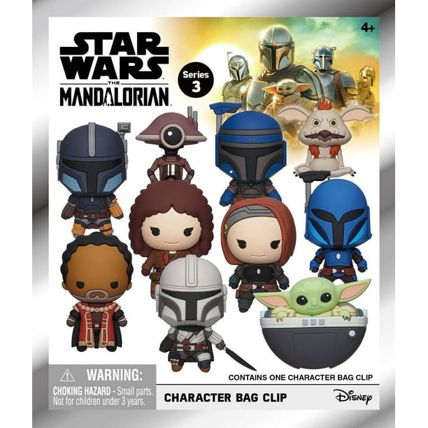 Star Wars The Mandalorian: Series 3 - 3D Foam Bag Clip (1 Random Figure)