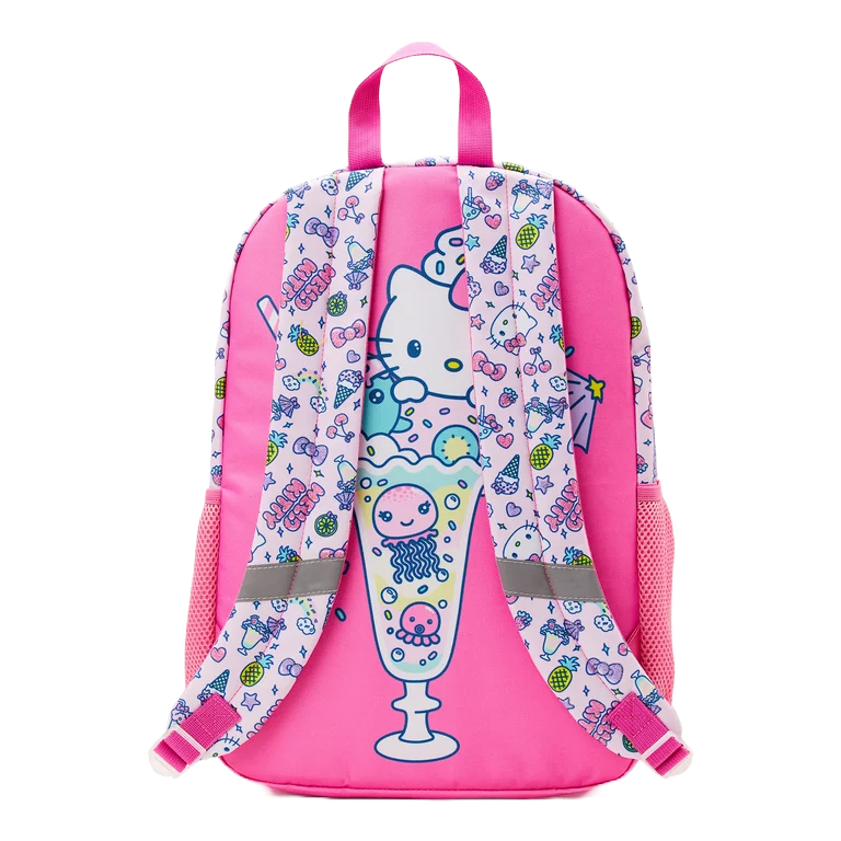 Sanrio Hello Kitty Ice Cream Print 17" Laptop Backpack