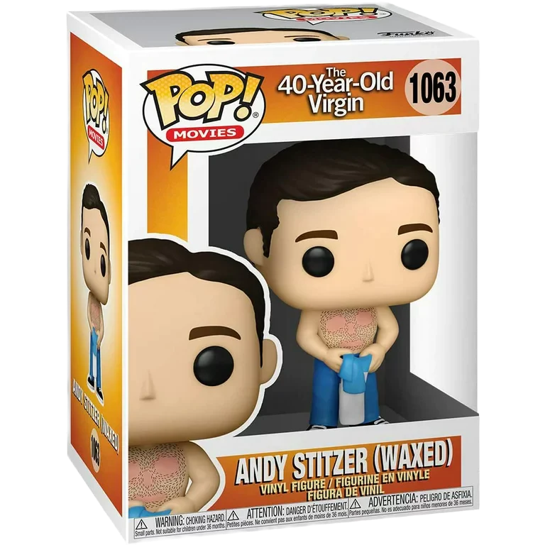 Funko Pop! Movies: The 40 Year Old Virgin - Andy Spitzer (Waxed) #1063