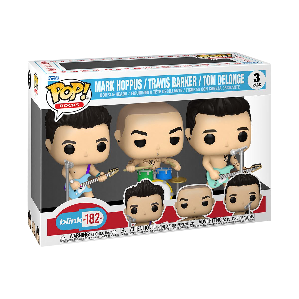Funko Pop!: Blink-182 What's My Age Again? (3-Pack)