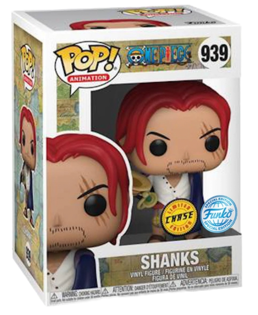 Funko Pop! Animation: One Piece Shanks Special Edition Chase #939
