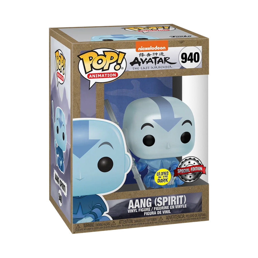 Funko POP! Animation: Avatar The Last Airbender - Aang [Spirit] GITD Special Edition #940