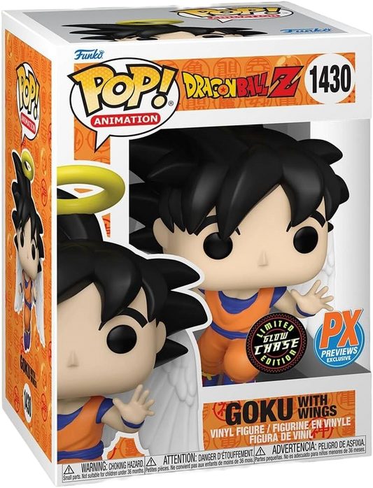Funko Pop! Animation: Dragon Ball Z Goku with Wings PX Previews GITD Chase #1430