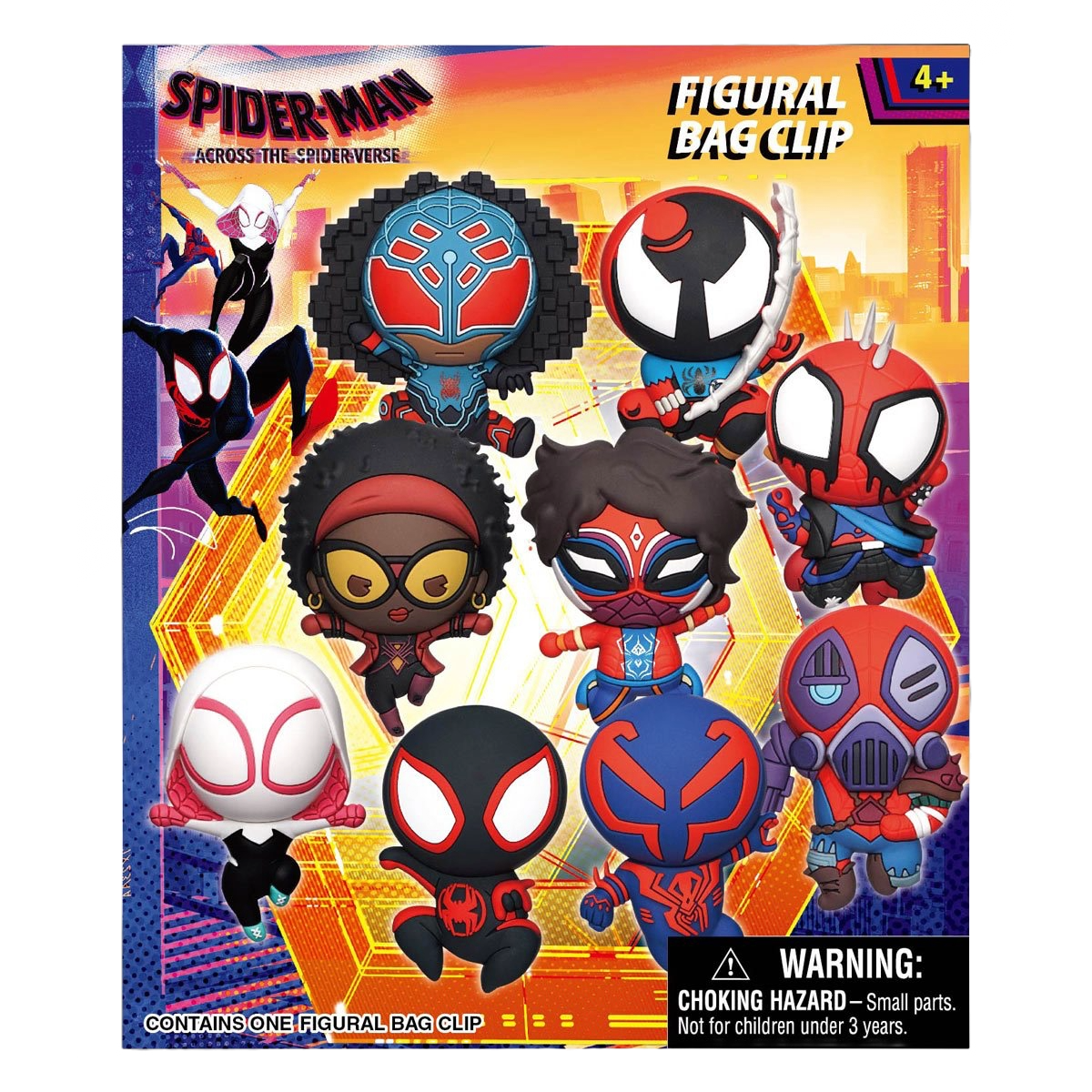 Marvel's Spider-Man: Across the Spider Verse - 3D Foam Bag Clip (1 Random Figure)