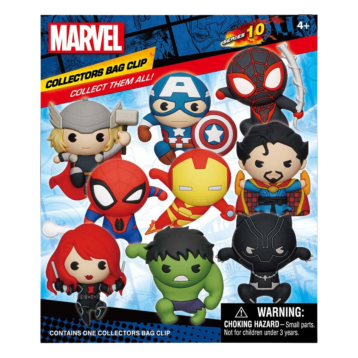Marvel Superheroes - 3D Foam Bag Clip (1 Random Figure)