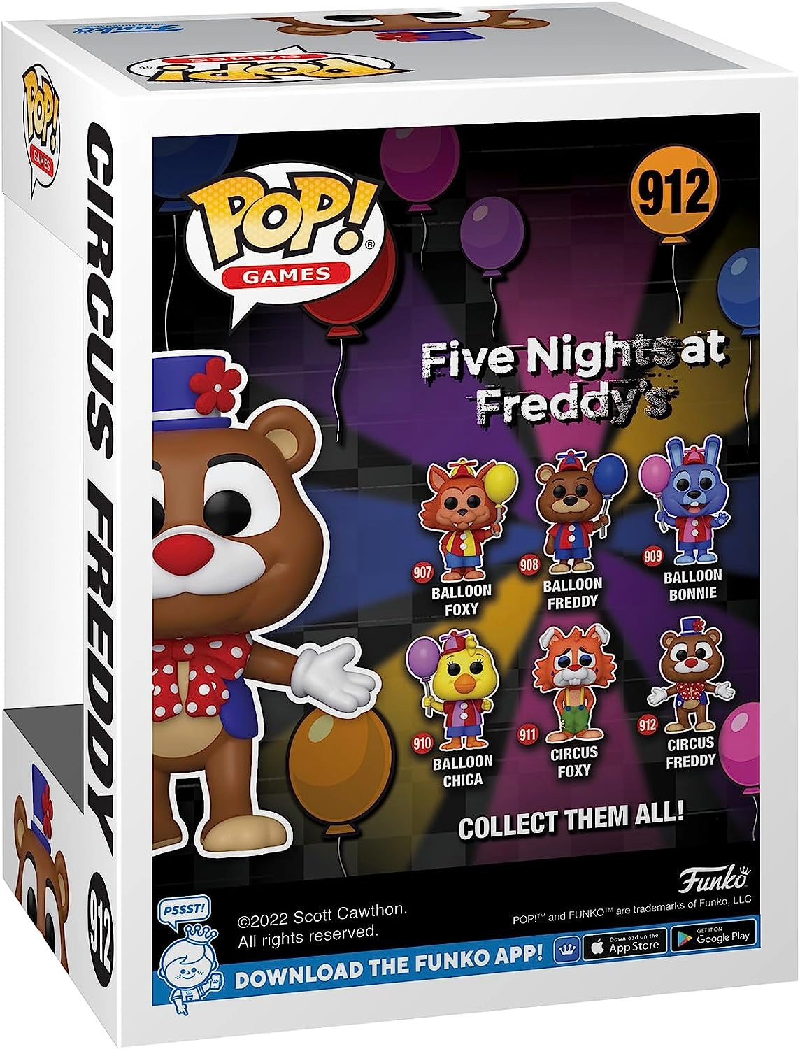 Funko Pop! Games: Five Nights at Freddy's Circus Freddy #912