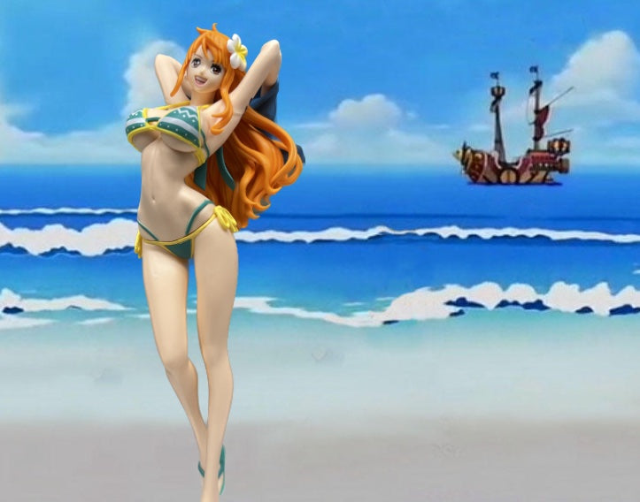 Bandai Banpresto GrandLine Girls on Vacation : One Piece Figure - NAMI (Ver. A)