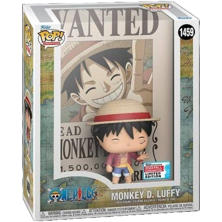 Funko Pop! Animation: One Piece - Luffy Wanted Poster NYCC Exclusive #1495